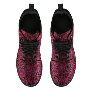 Red Mandala Boots