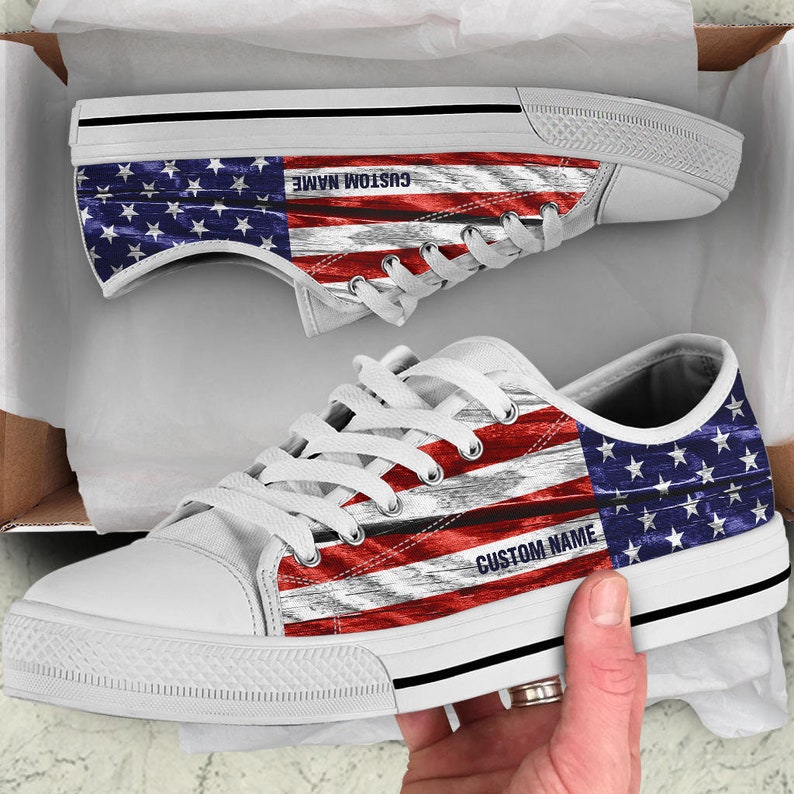 Special White Red Hand Painted Shoes AF1209