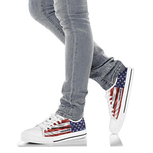 Special White Red Hand Painted Shoes AF1209