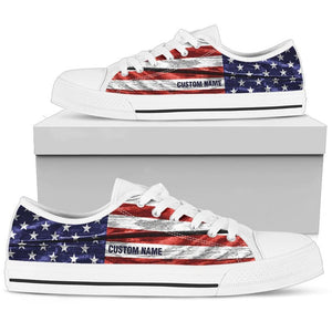 Special White Red Hand Painted Shoes AF1209